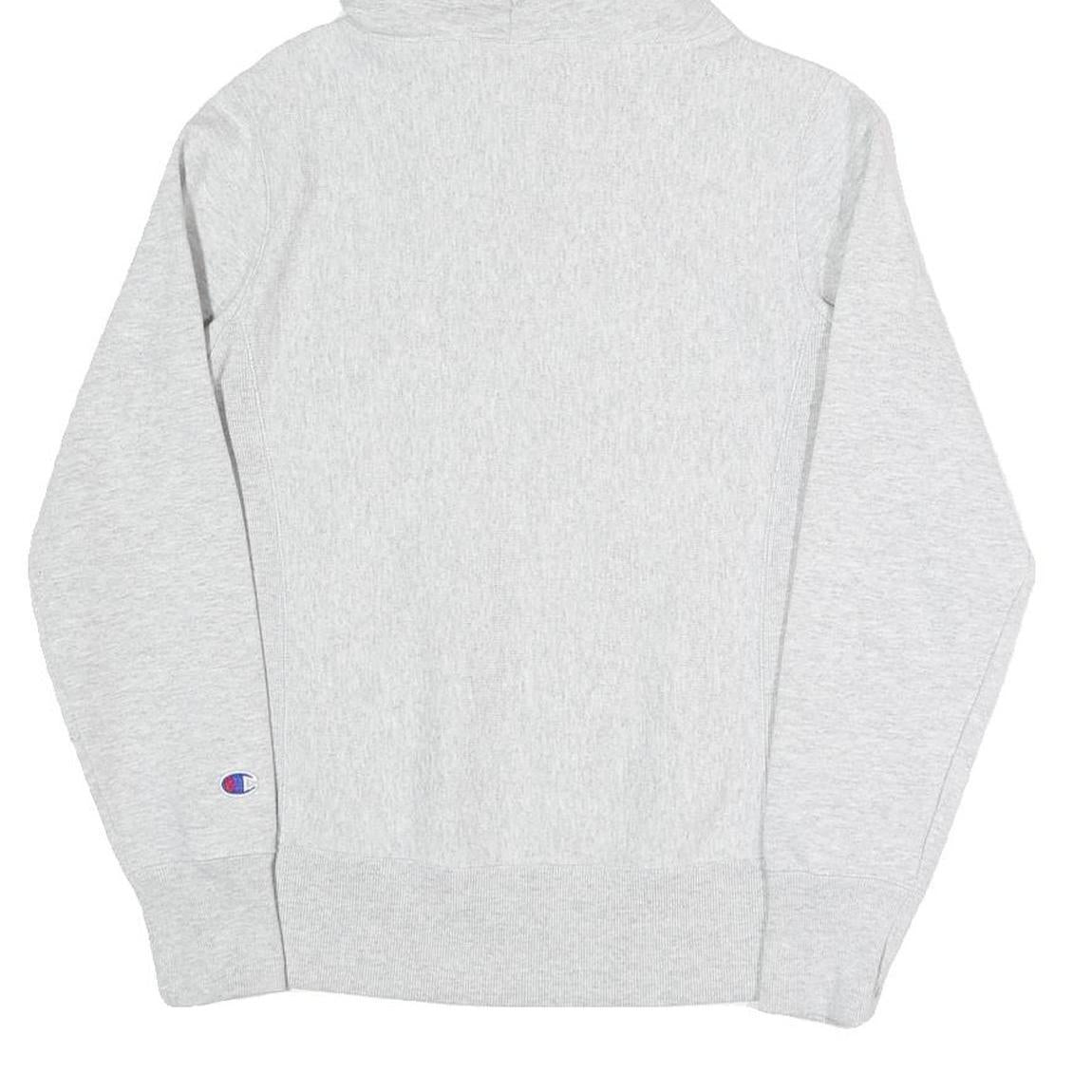 CHAMPION REVERSE WEAVE Mens Grey Hoodie XS Cotton Blend Pullover Hooded