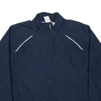 ADIDAS Womens Track Jacket Blue UK 22