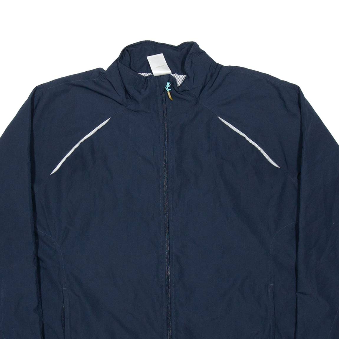 ADIDAS Womens Track Jacket Blue UK 22
