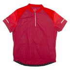 CRIVIT Mens Jersey Red 1/4 Zip XL