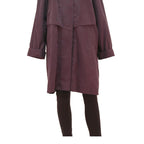 SPORTS& CLASSICS Womens Burgundy Cotton Blend Jacket UK 14 Button Closure