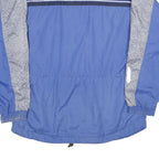 ODLO Mens Blue & Grey Pattern Track Jacket XL Lightweight Zip Casual Sportswear