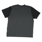 NIKE Mens Black Grey Run Graphic T-Shirt XL Short Sleeve Crew Neck Performance
