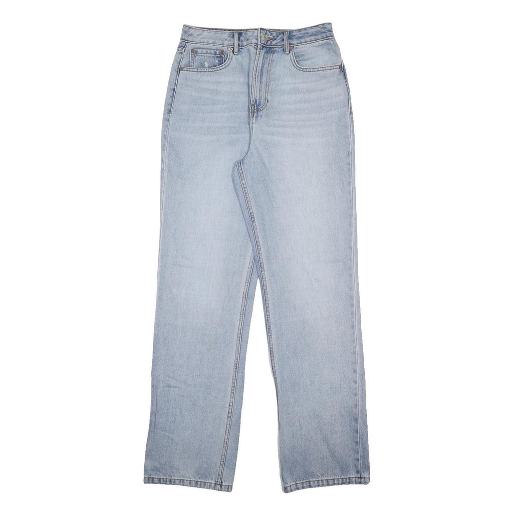 JACK WILLS Womens Relaxed Straight Denim Light Blue Jeans W30 L30