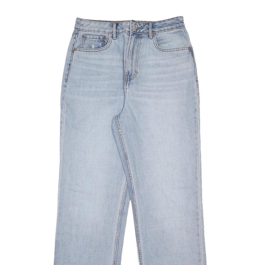 JACK WILLS Womens Relaxed Straight Denim Light Blue Jeans W30 L30