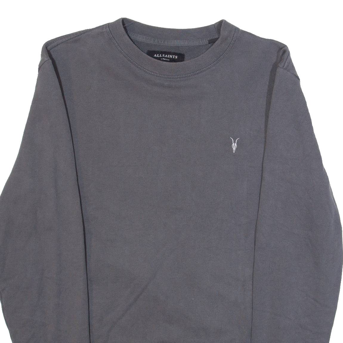 ALL SAINTS Mens Sweatshirt Grey XS