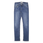 LEVI'S Mens Jeans Blue Slim Skinny Denim Medium W26 L29 Zip Cotton Blend