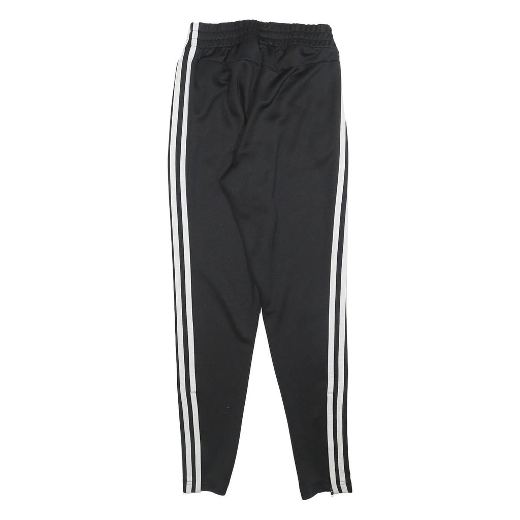 ADIDAS Womens Joggers Black & White Slim Tapered XS W25 L28 Athletic Bottoms