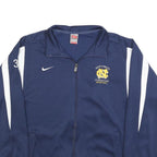 NIKE Mens Navy Blue Basketball Zip Jacket XL Polyester Blend Sports Team Logo
