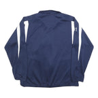 NIKE Mens Navy Blue Basketball Zip Jacket XL Polyester Blend Sports Team Logo