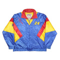 NUTMEG Mens Blue & Yellow Retro NASCAR Gordon 24 Nylon Jacket XL Zip Sportswear