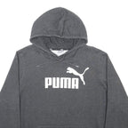 PUMA Womens Grey Hoodie 2XL Cotton Blend Pullover Casual Sportswear