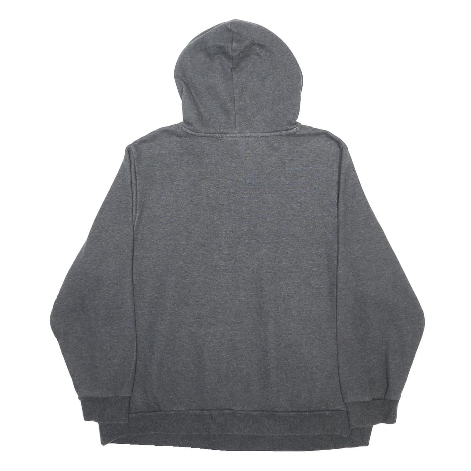 PUMA Womens Grey Hoodie 2XL Cotton Blend Pullover Casual Sportswear