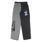 IETS FRANS Womens Jeans Black & Grey Regular Straight Denim Medium W27 L32