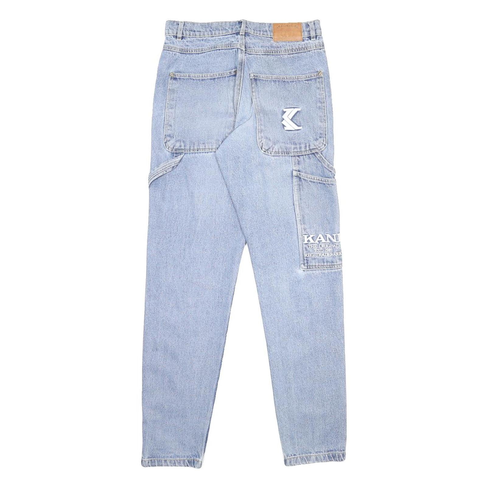 KARL KANI Womens Jeans Blue Slim Skinny Denim Medium W26 L32 Vintage Style