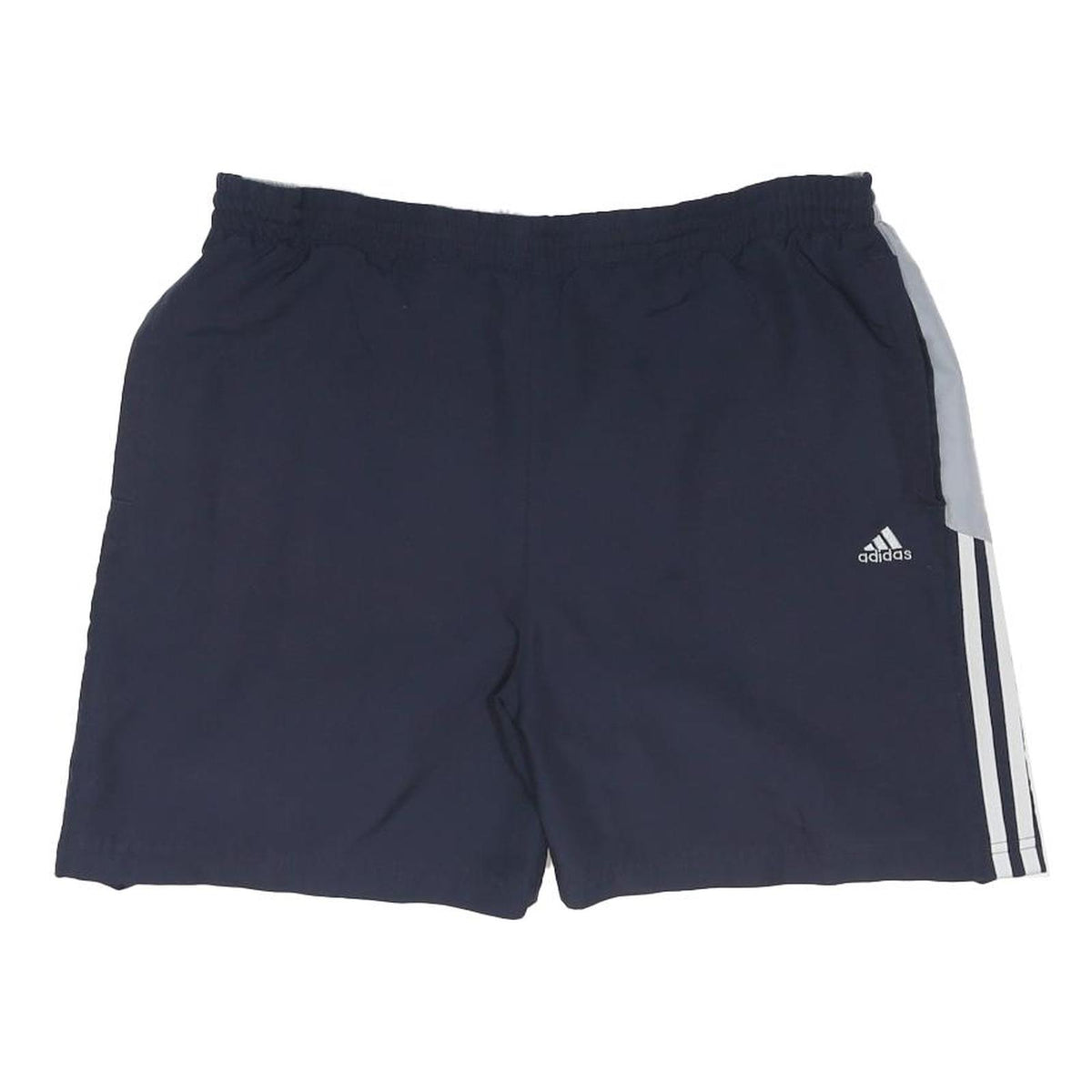 ADIDAS Mens Navy Blue Casual Shorts XL W36 Polyester Sportswear Athletic