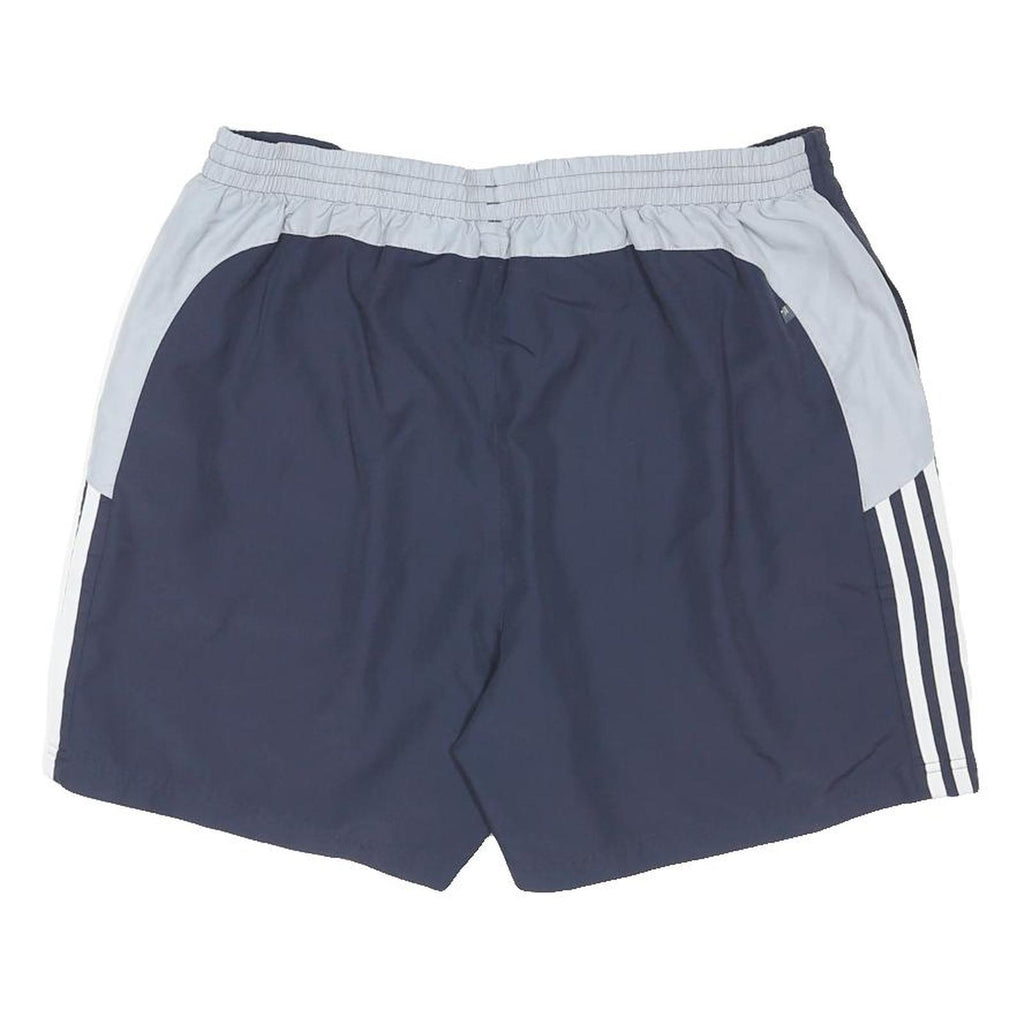 ADIDAS Mens Navy Blue Casual Shorts XL W36 Polyester Sportswear Athletic