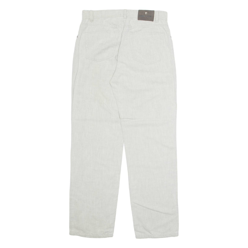 PIERRE CARDIN Mens Trousers Beige Regular Straight W30 L31