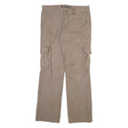 DICKIES Cargo Womens Trousers Grey Relaxed Straight W32 L31