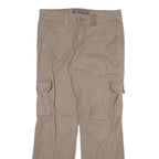 DICKIES Cargo Womens Trousers Grey Relaxed Straight W32 L31