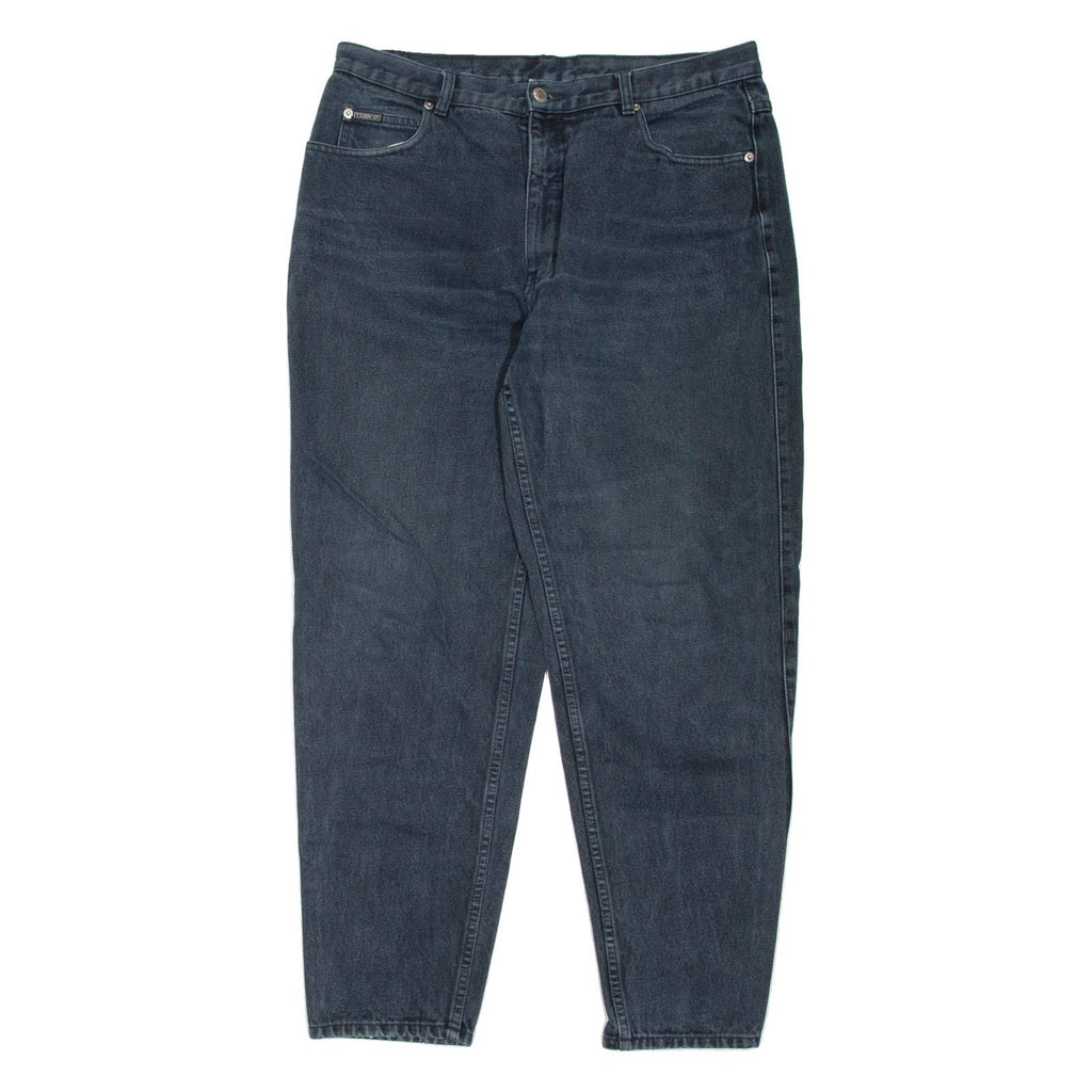 TEDDY'S Womens Jeans Black Regular Mom W33 L29