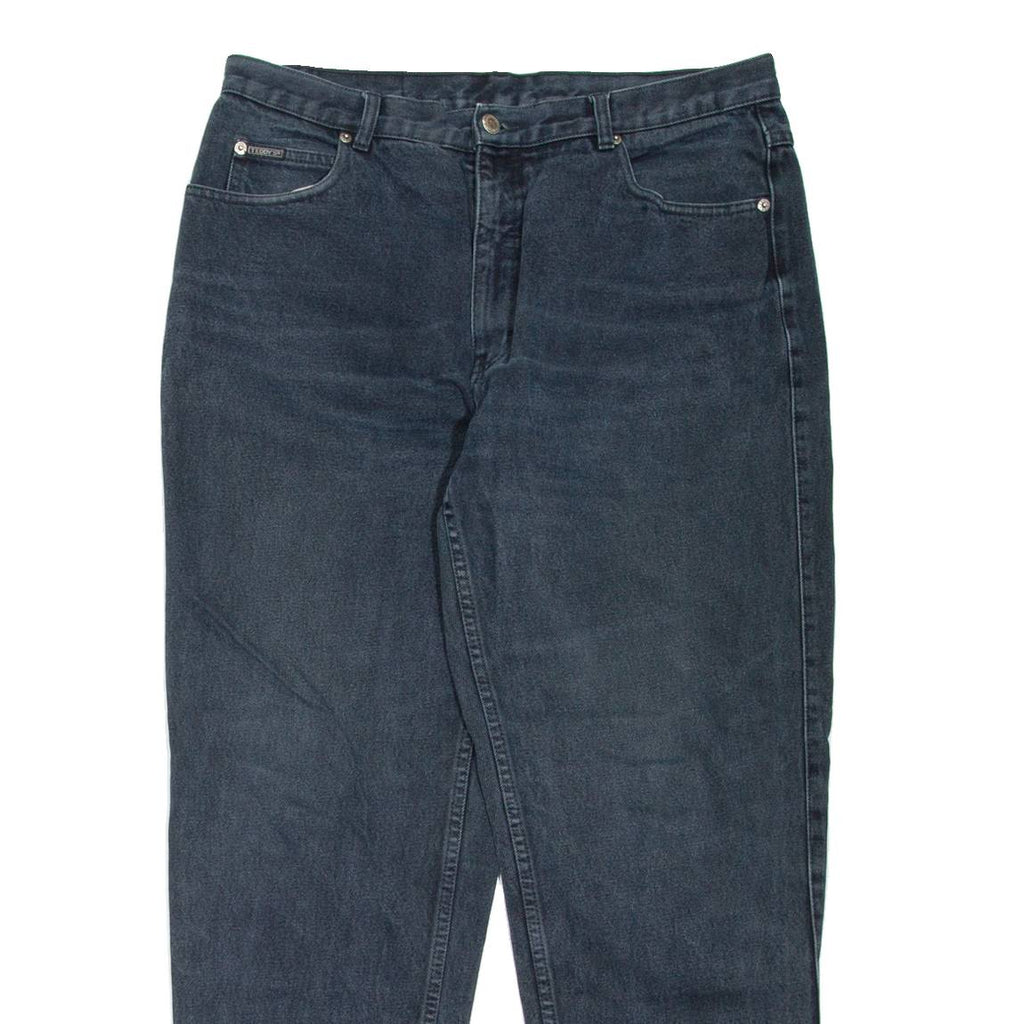 TEDDY'S Womens Jeans Black Regular Mom W33 L29