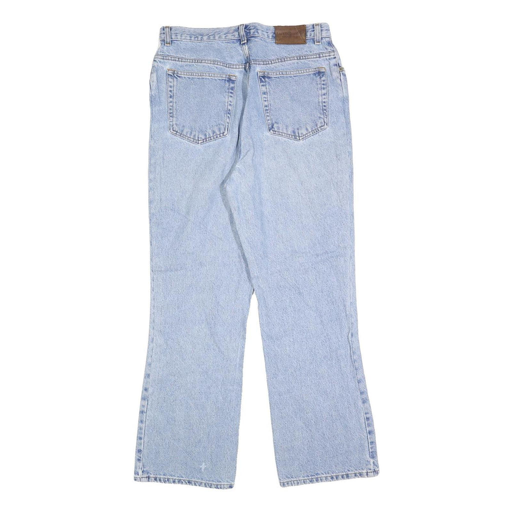 LAUREN RALPH LAUREN Womens Jeans Blue Regular Straight Denim Light W30 L30