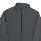 MAMMUT Womens Grey Softshell Jacket XS Polyester Blend Zip Outdoor Activewear