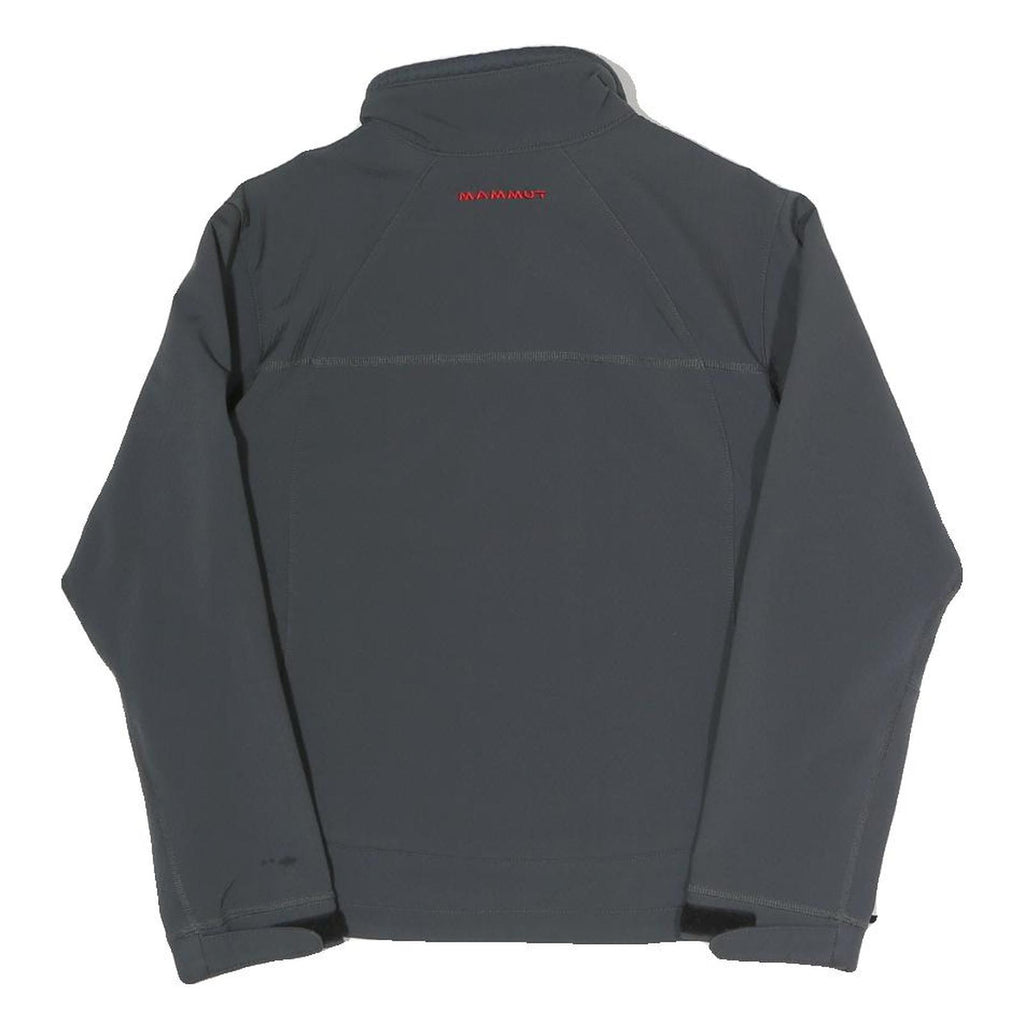 MAMMUT Womens Grey Softshell Jacket XS Polyester Blend Zip Outdoor Activewear