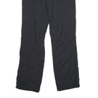 ME'RU Womens Polyester Black Regular Straight Trousers W30 L34 Casual Outdoor