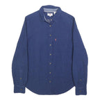LEVI'S Womens Blue Shirt S Cotton Long Sleeve Button Closure Polka Dot Print