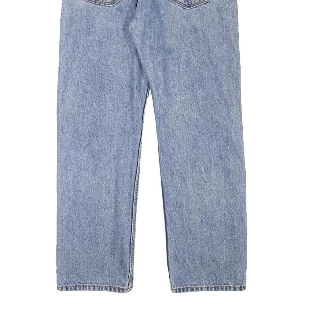 LEVI'S 505 Mens Jeans Blue Regular Straight Denim Medium W32 L28 Classic Fit