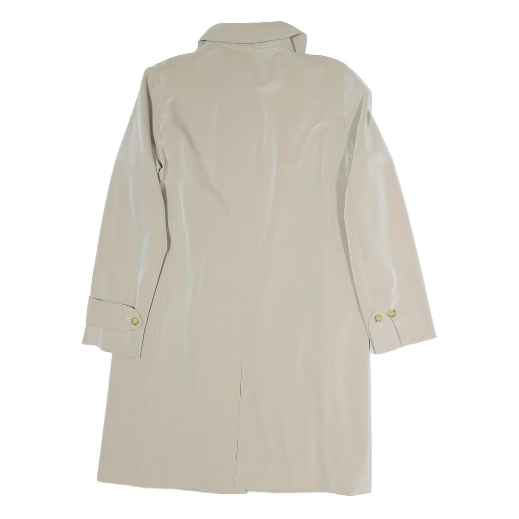 MAX MARA Womens Beige Button Jacket M Polyester Plain Elegant Classic Fit