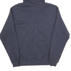 CHAMPION Mens Blue Full Zip Hoodie M Cotton Drawstring Casual Sportswear