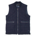 FRENCH CONNECTION Insulated Mens Puffer Gilet Blue M