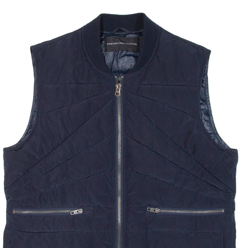 FRENCH CONNECTION Insulated Mens Puffer Gilet Blue M