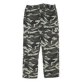 Mens Lined Cotton Blend Grey Camouflage Regular Fit Cargo Trousers W32 L28