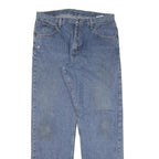 WRANGLER Mens Regular Fit Straight Leg Denim Medium Wash W34 L33 Classic Zip
