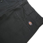 DICKIES Mens Black Cotton Blend Regular Fit Straight Trousers W30 L28 Functional