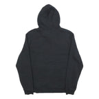 PUMA Mens Black Cotton Blend Pullover Hoodie M Minimal Logo Casual Wear