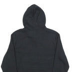 PUMA Mens Black Cotton Blend Pullover Hoodie M Minimal Logo Casual Wear