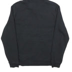 PUMA Mens Black Cotton Blend Pullover Hoodie M Minimal Logo Casual Wear