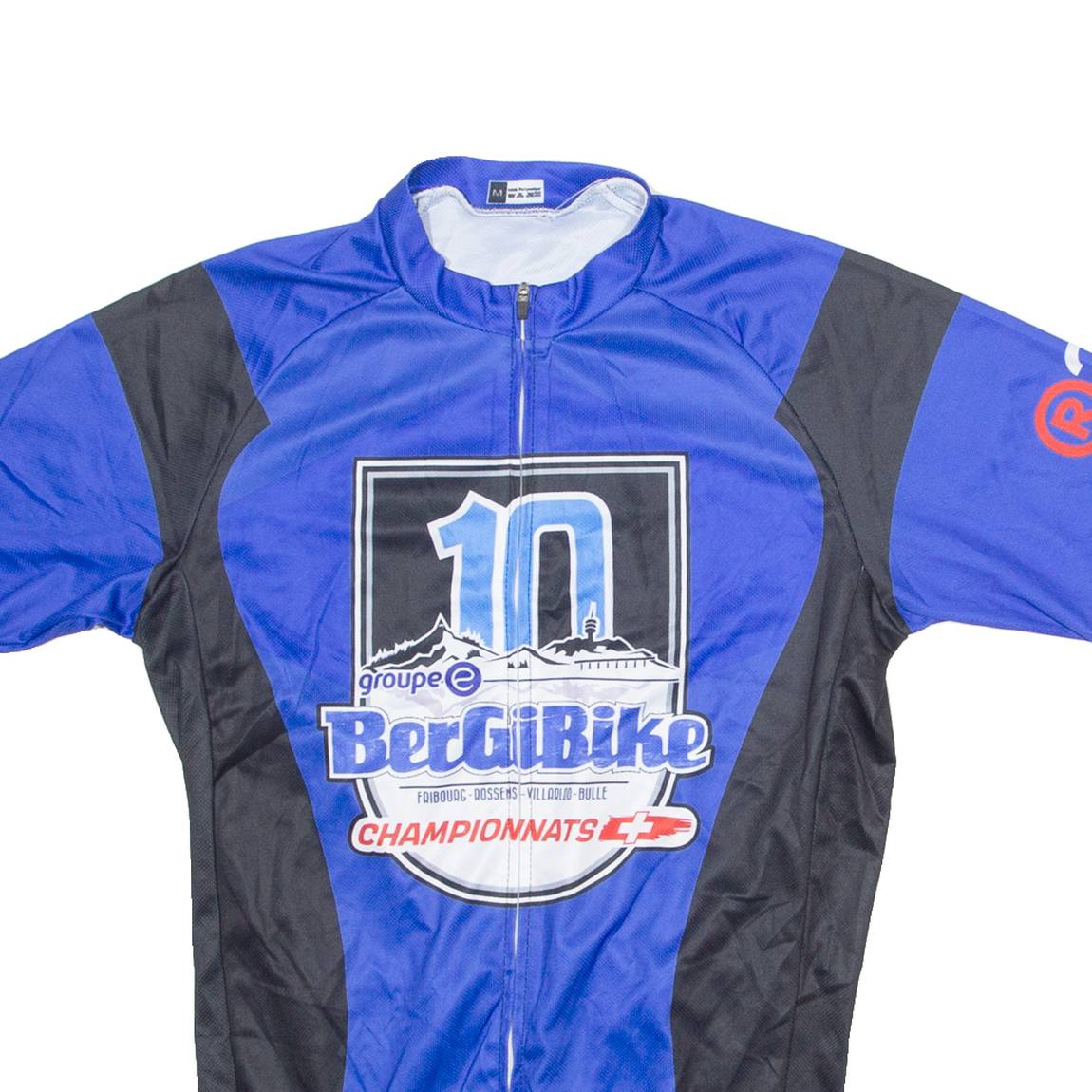 SCOTT Cycling Mens Jersey Blue 1/4 Zip M