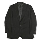 BURBERRY Mens Black Pinstripe Classic Cotton Blazer Jacket XL Formal Office