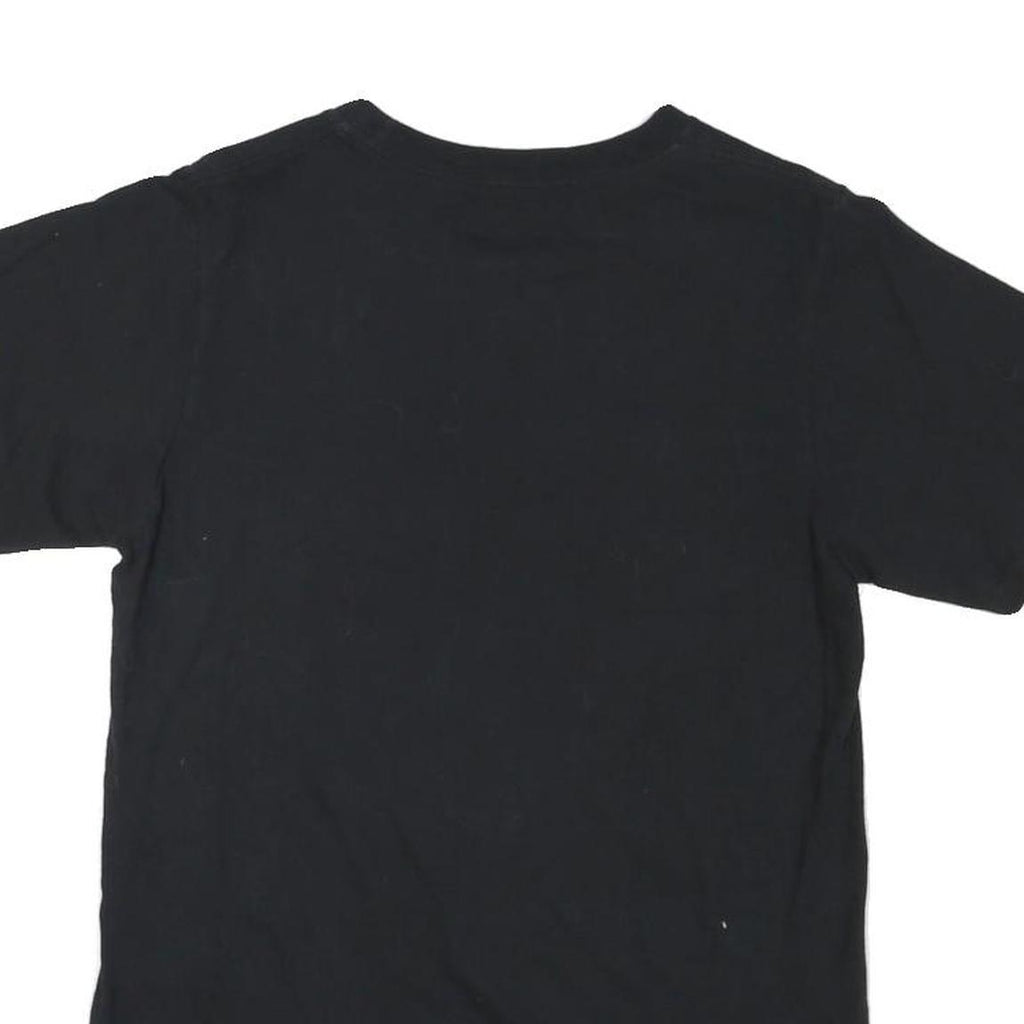 ADIDAS Mens Black Yellow Graphic T-Shirt S Short Sleeve Crew Neck Cotton Blend