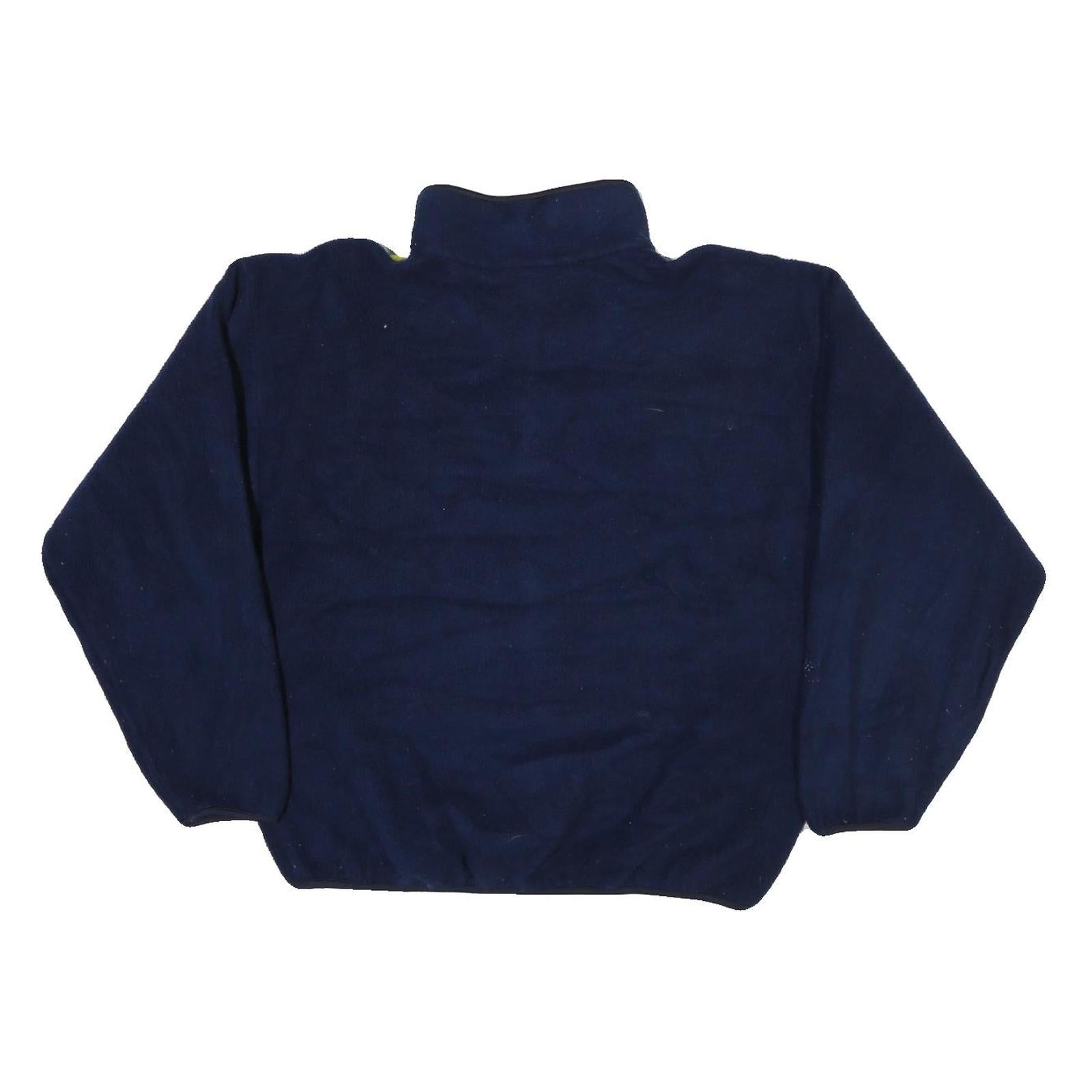 LOUIS GARNEAU Mens Blue Yellow Patterned Pullover Jumper Size L