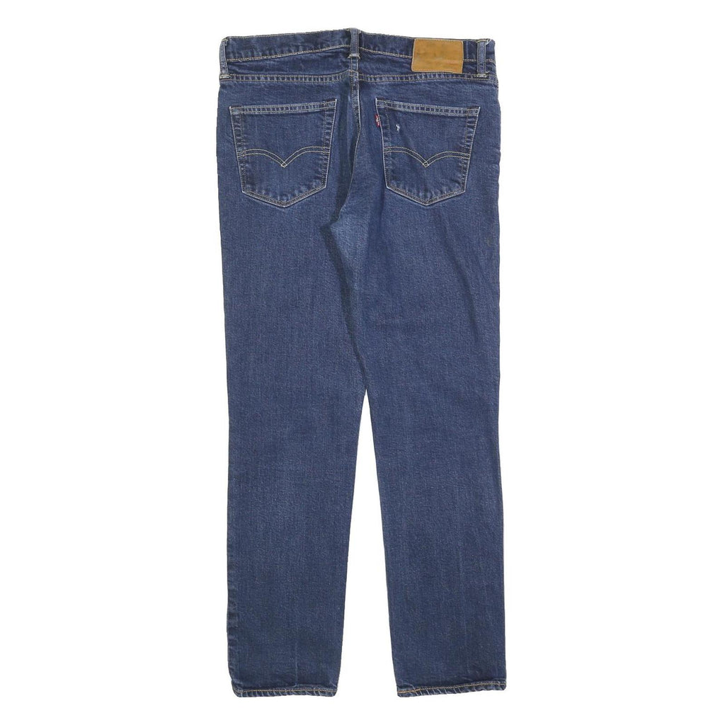 LEVI'S 511 Slim Mens Jeans Blue Slim Straight Denim Medium W34 L32 Zip Cotton