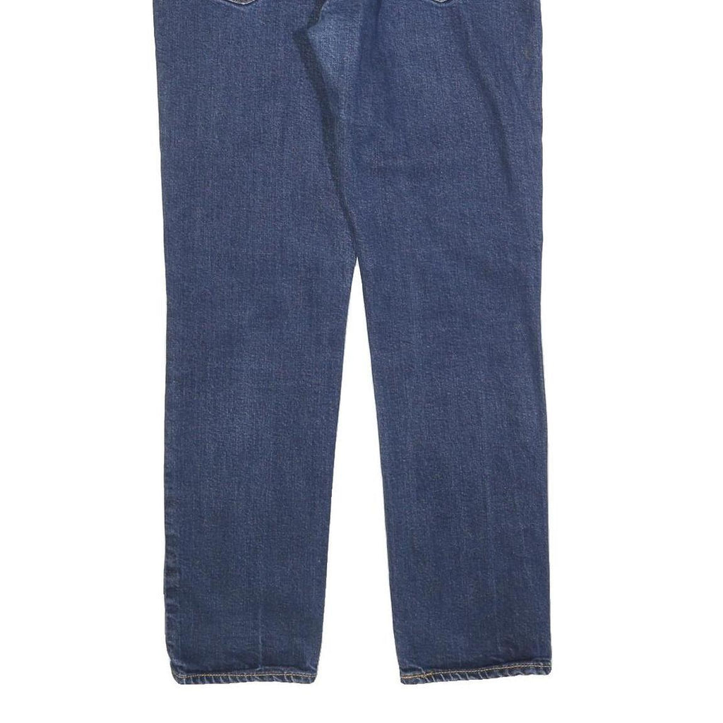 LEVI'S 511 Slim Mens Jeans Blue Slim Straight Denim Medium W34 L32 Zip Cotton