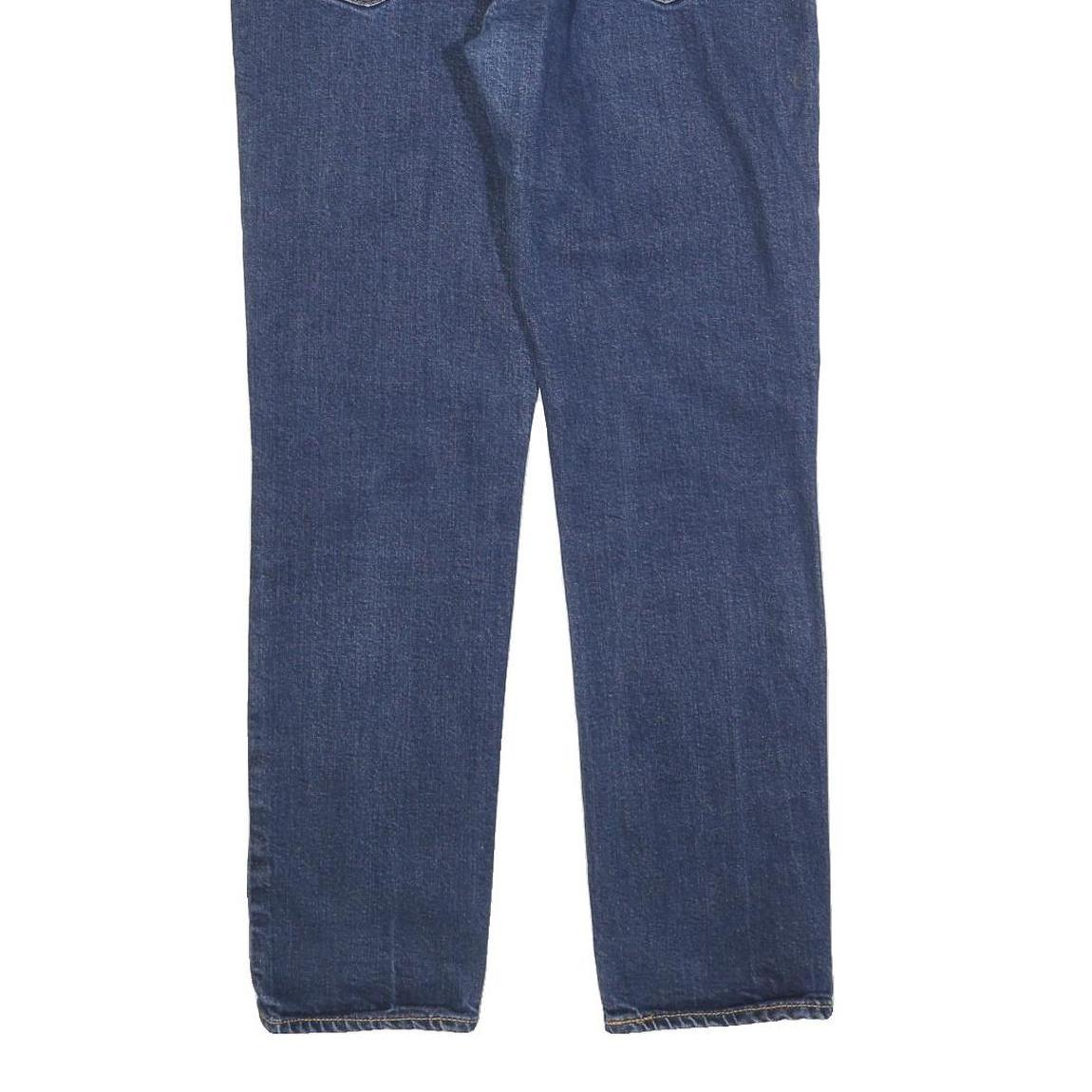 LEVI'S 511 Slim Mens Jeans Blue Slim Straight Denim Medium W34 L32 Zip Cotton