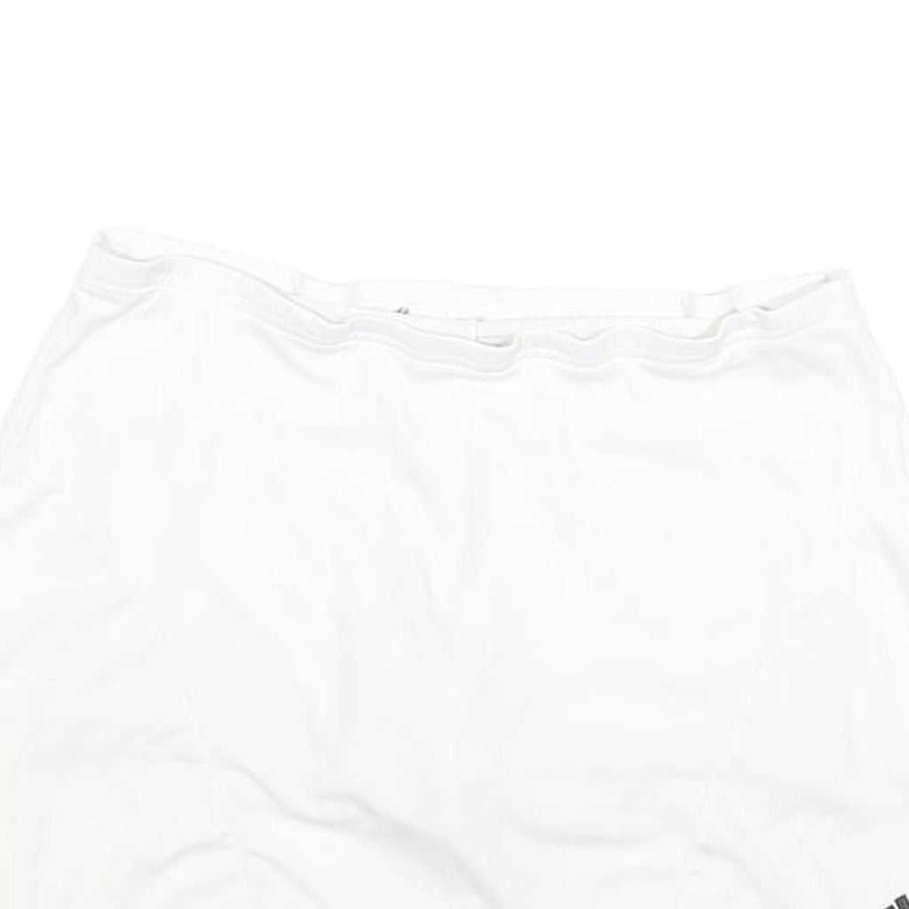 ADIDAS Womens White Sports Skort Short Polyester Blend M Athletic Tennis